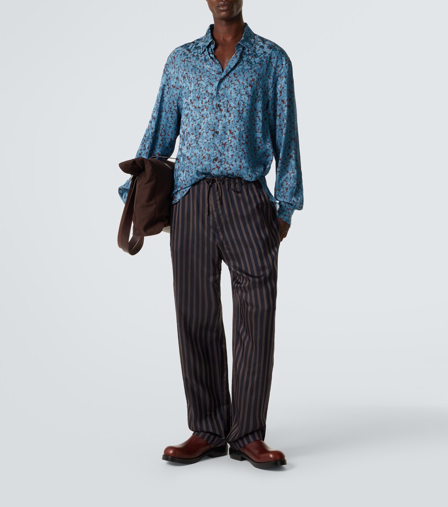  Dries Van Noten Dries Van Noten Gerade Mid-rise-hose 