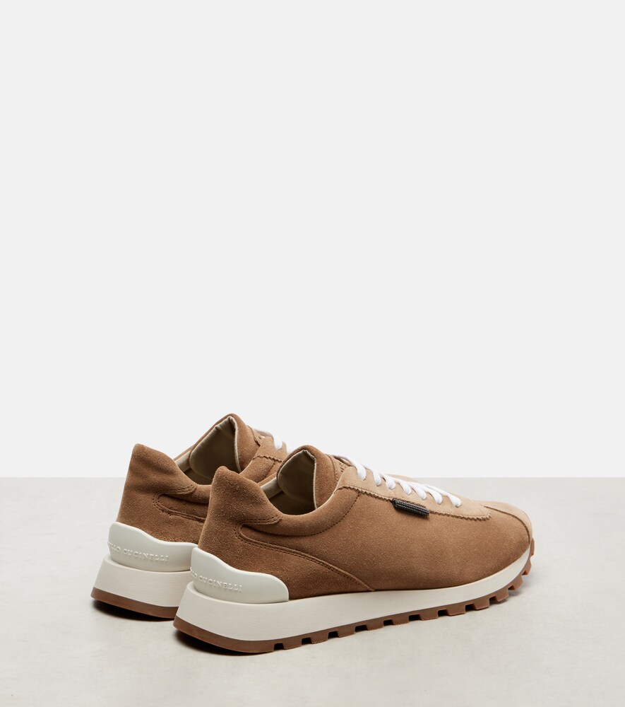  Brunello Cucinelli Brunello Cucinelli Sneakers Monili Aus Veloursleder 