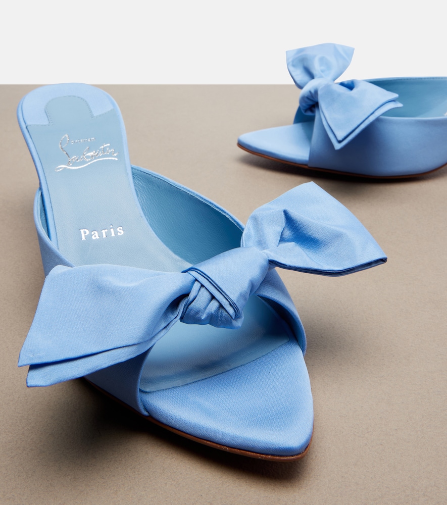  Christian Louboutin Christian Louboutin Mules Mulazee Aus Seidentaft 