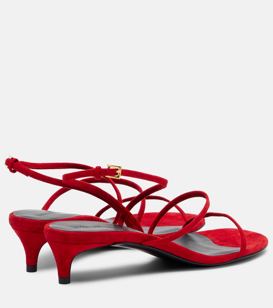  Khaite Khaite Loop 35 Suede Sandals 