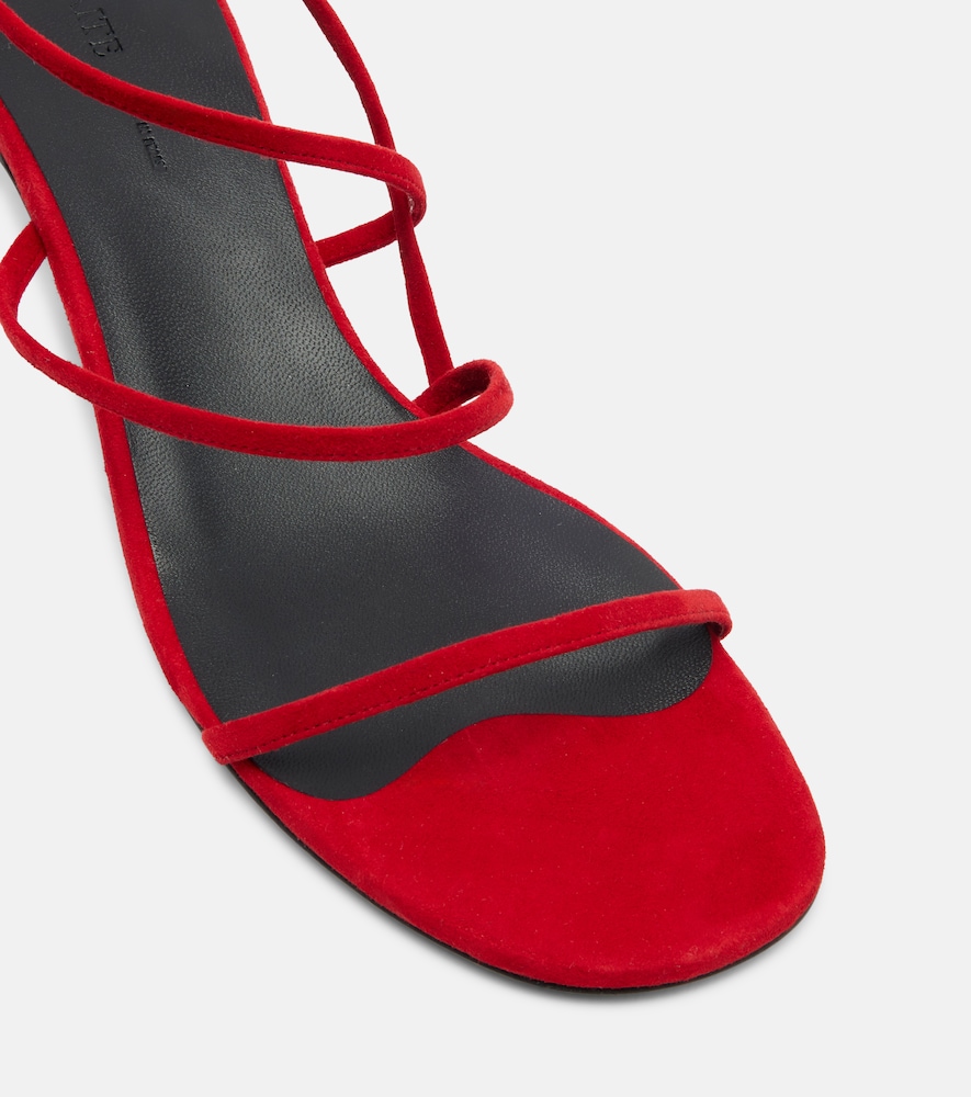 Khaite Khaite Loop 35 Suede Sandals 
