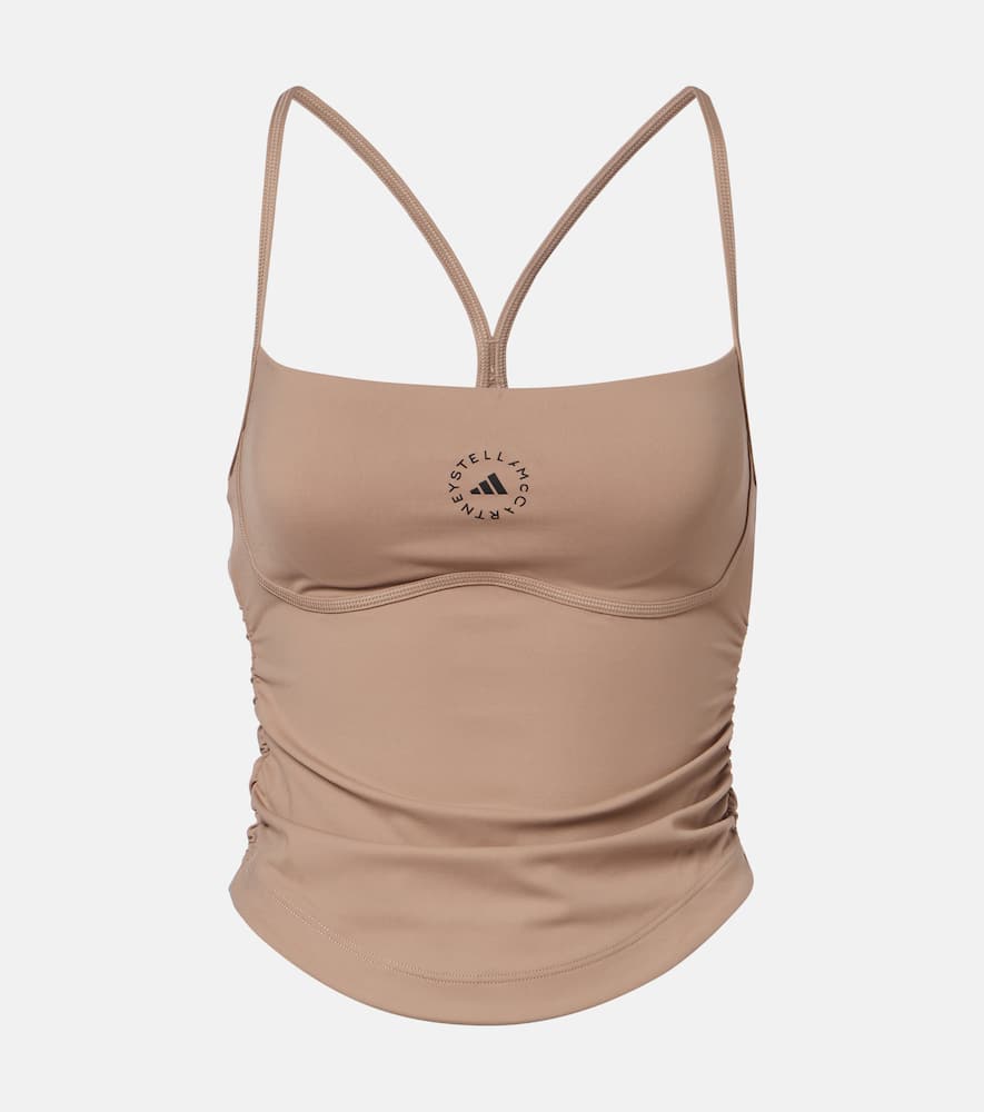 Top cropped con logo