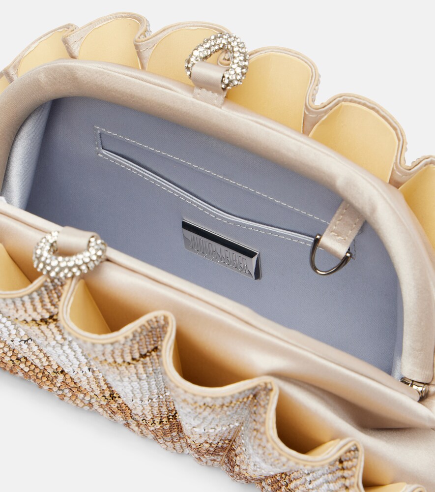  Judith Leiber Couture Judith Leiber Couture Clutch Origami Fan Mit Kristallen 