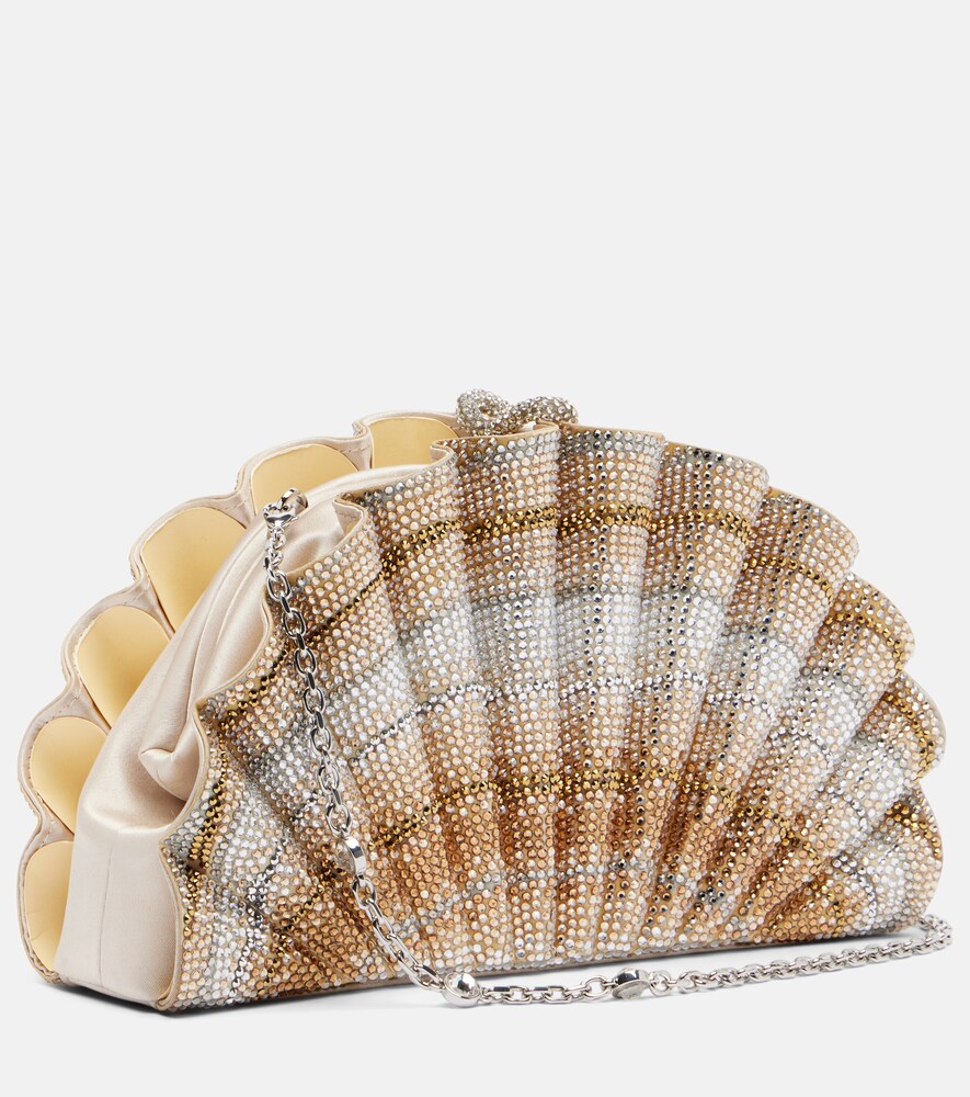  Judith Leiber Couture Judith Leiber Couture Clutch Origami Fan Mit Kristallen 