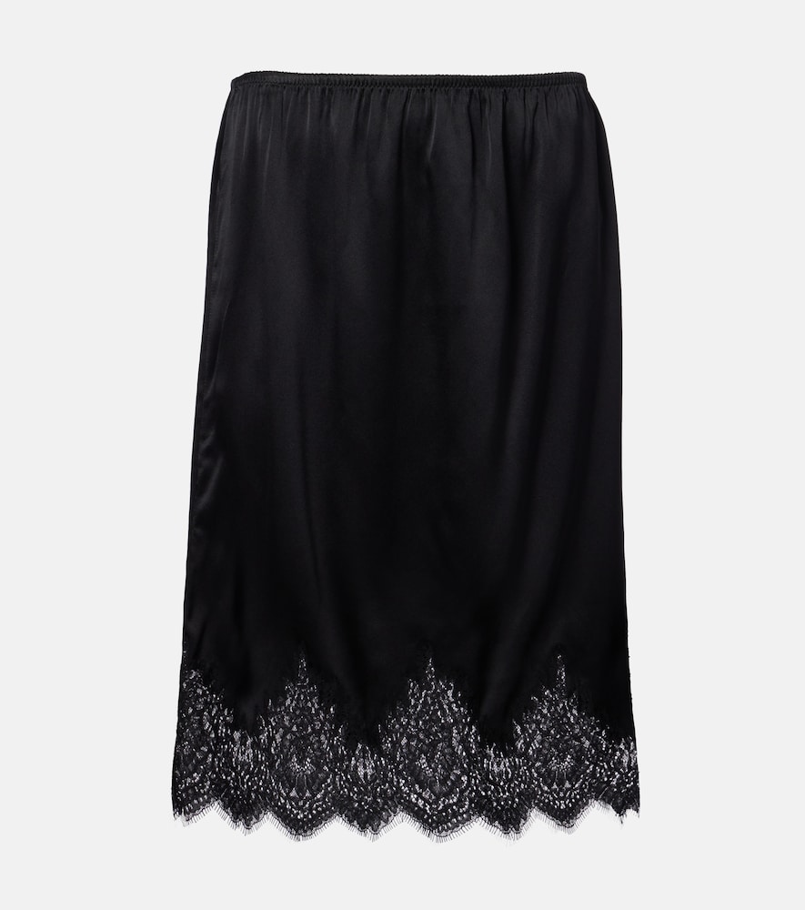 Thea Lace-Trimmed Midi