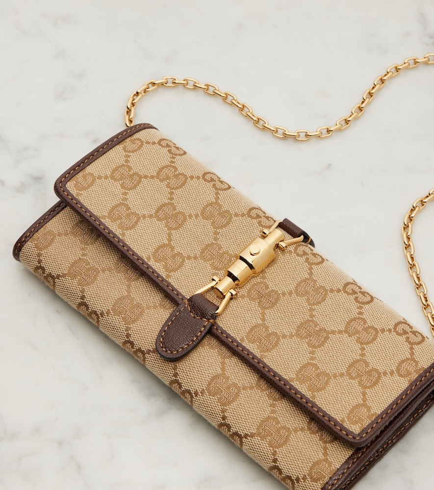  Gucci Gucci Gucci Jackie Gg Canvas Clutch 