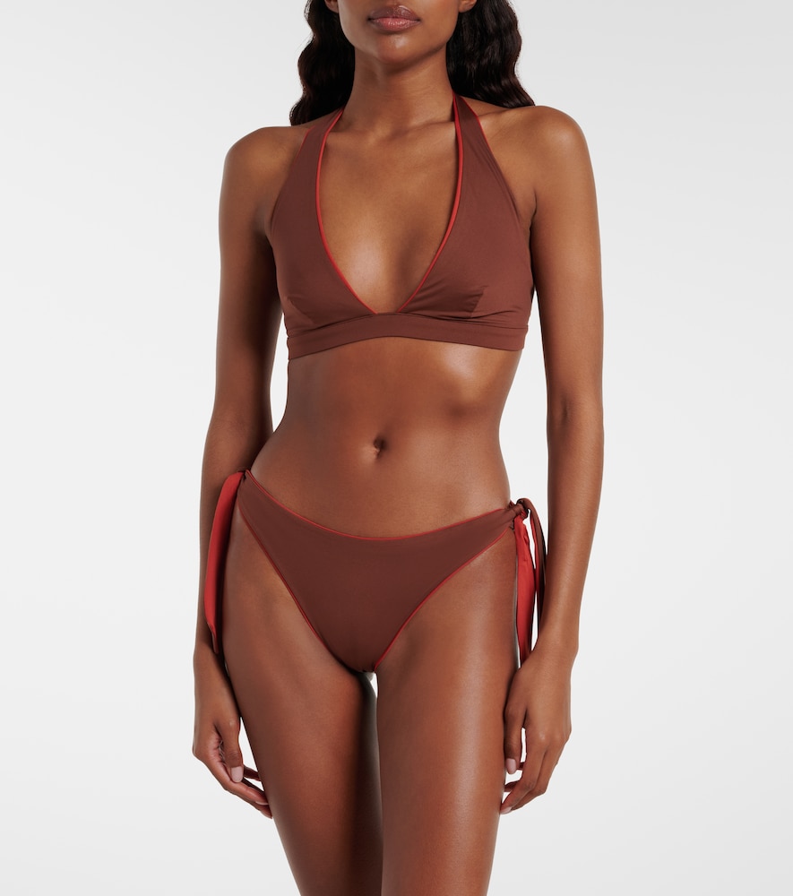  Max Mara Max Mara Bazia Reversible Halterneck Bikini Top 