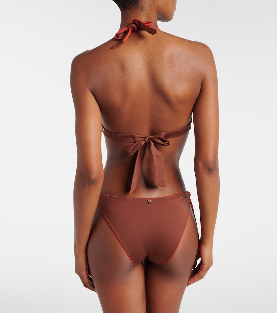  Max Mara Max Mara Bazia Reversible Halterneck Bikini Top 