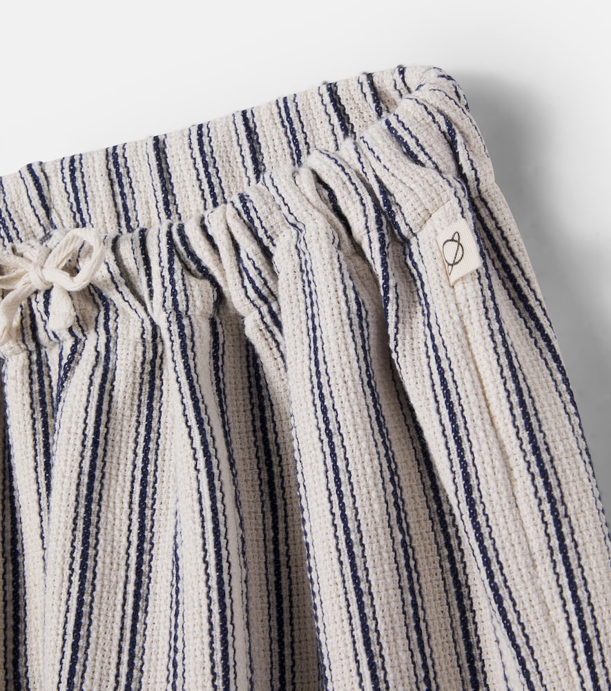  Cozmo Cozmo Enzo Striped Cotton Pants 