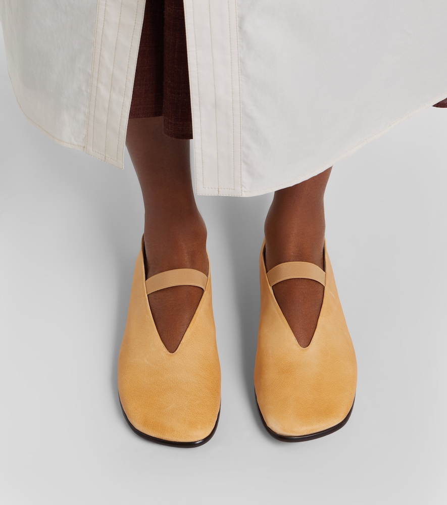 Lemaire Glove leather ballet flats