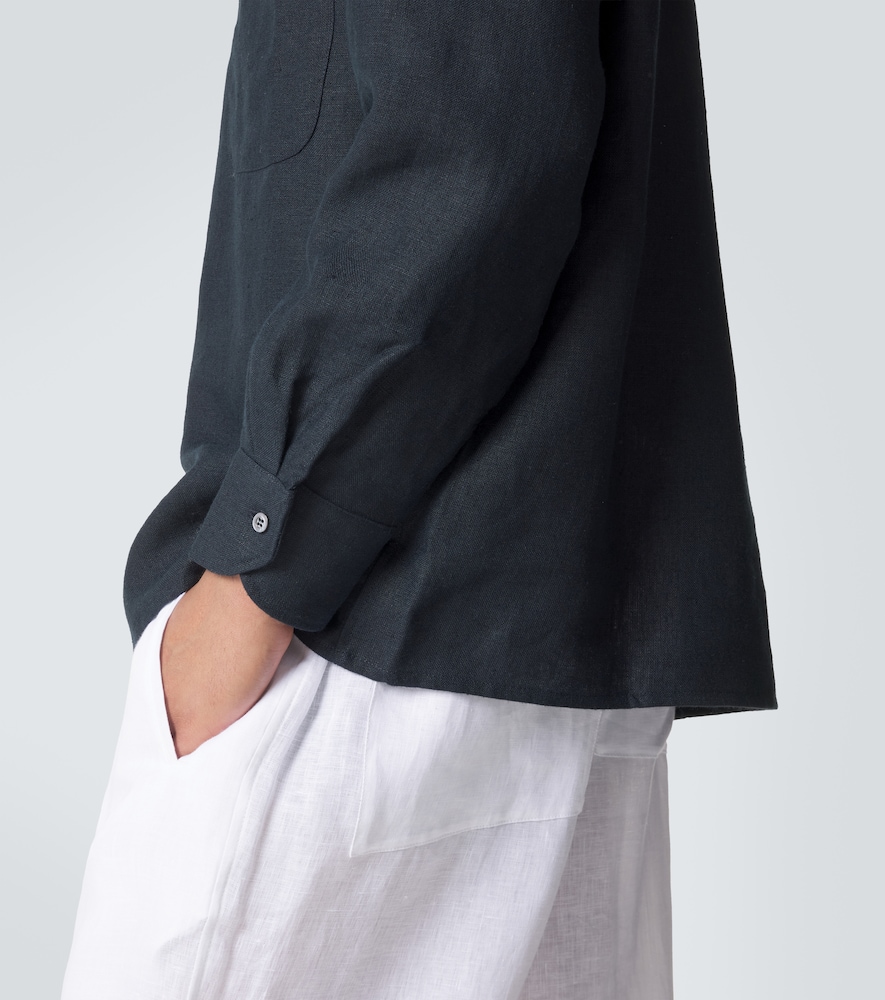  Saman Amel Saman Amel Linen Overshirt 