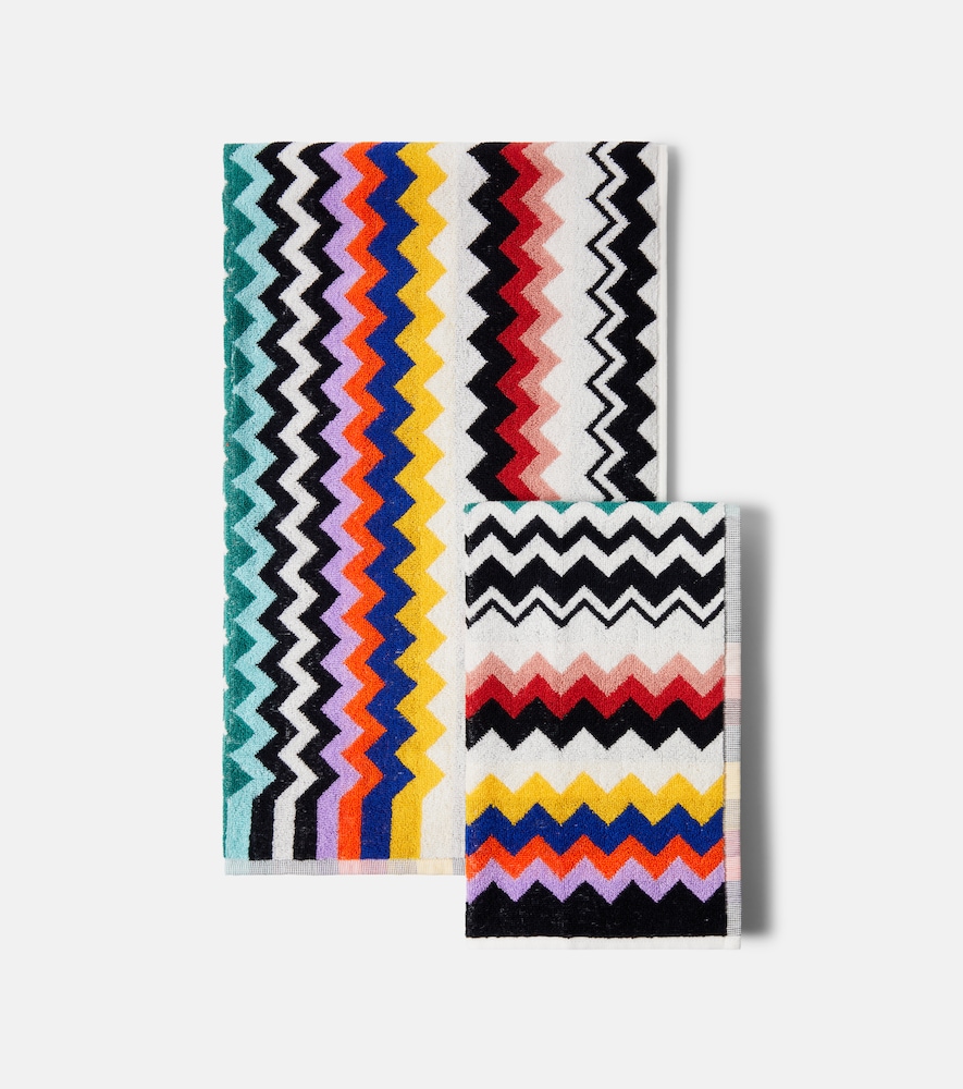 Missoni Unisex Multicoloured Best Set Of 2 Cotton Terry Towels - Mytheresa
