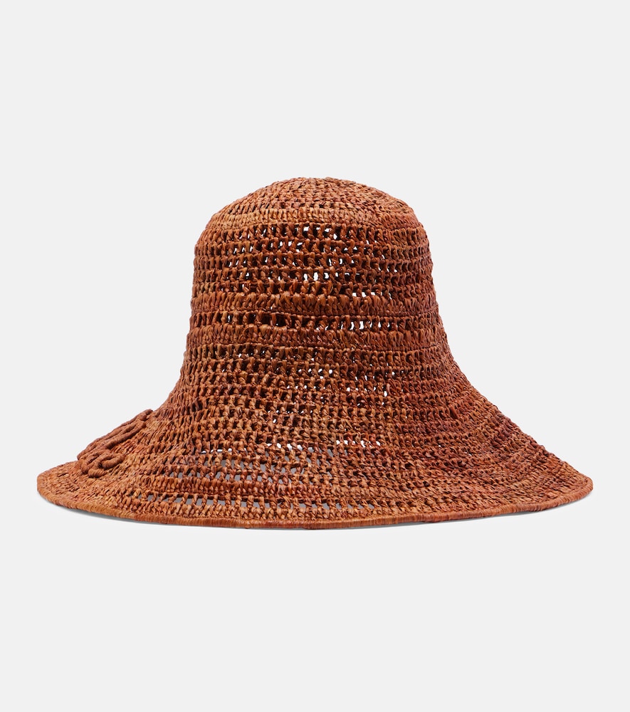 Chloé Hut aus Raffiabast