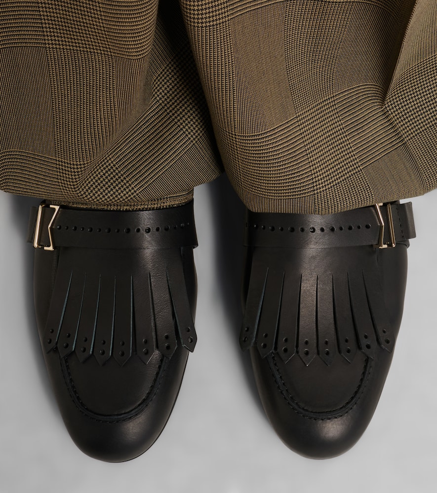 Max Mara Leather lofaers