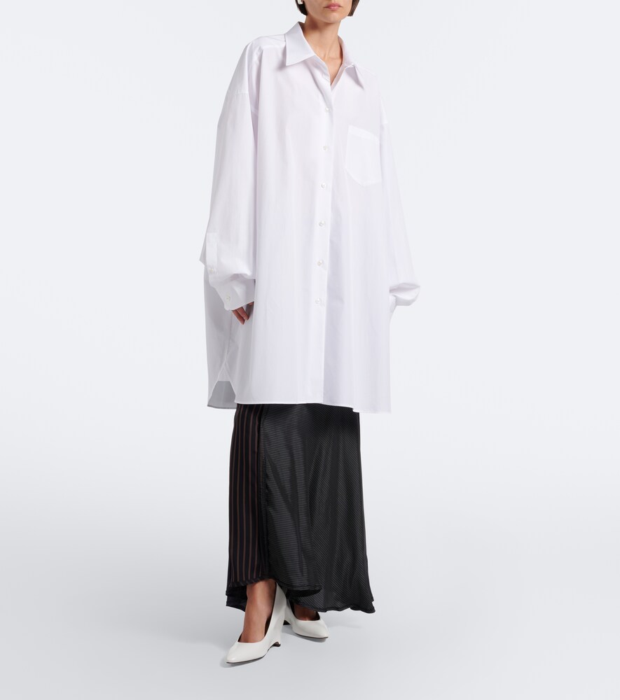 Oversized Cotton Poplin Shirt