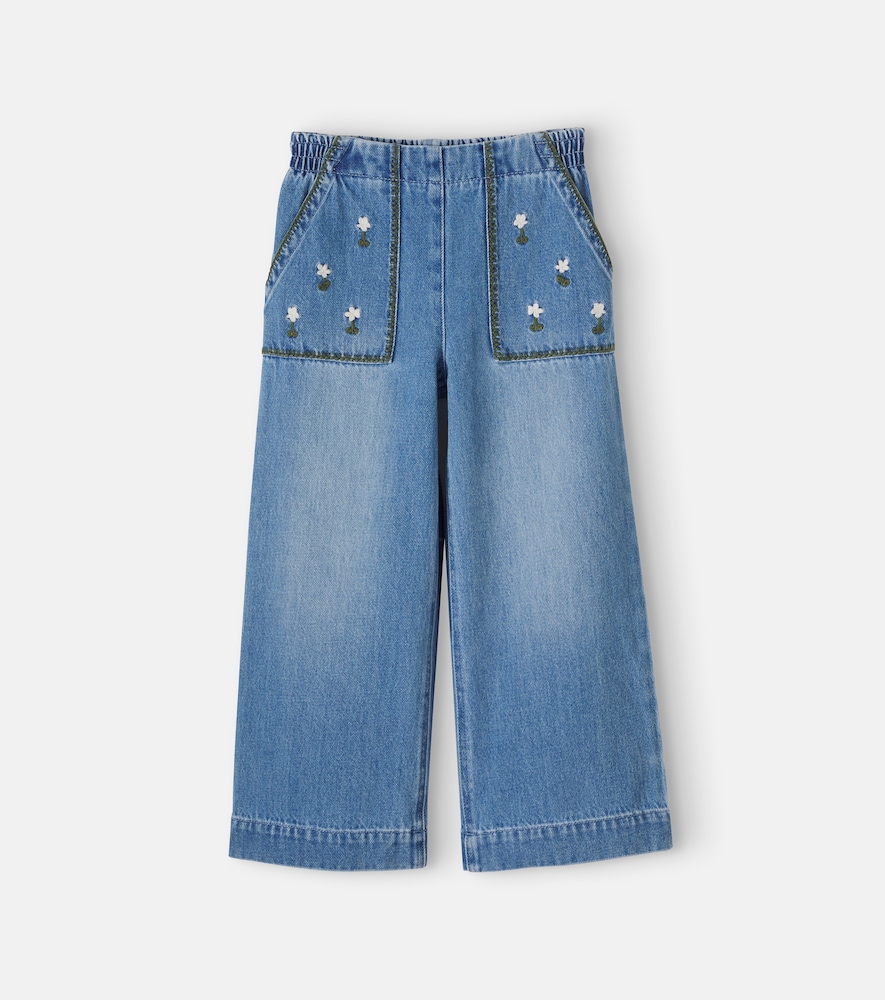 Bestickte Jeans