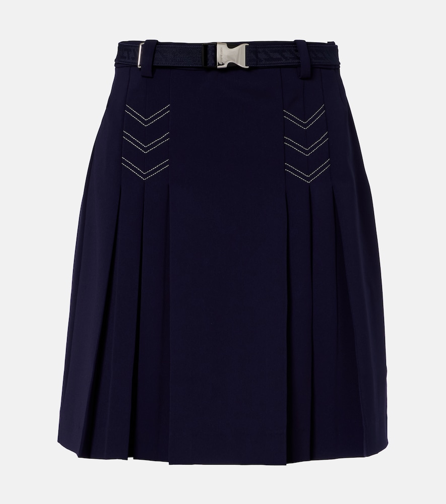 Tory Burch Belted pleated miniskirt