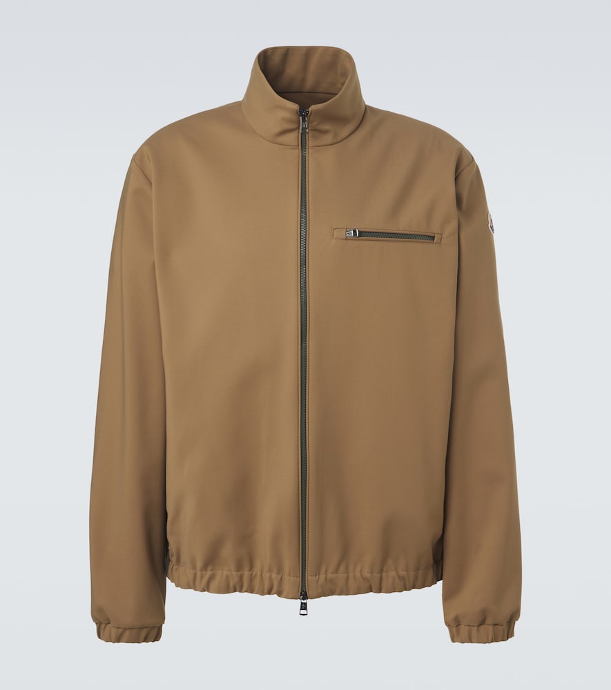 Moncler Men's Brown Cotton-Blend Jacket UK Size 46 - Mytheresa