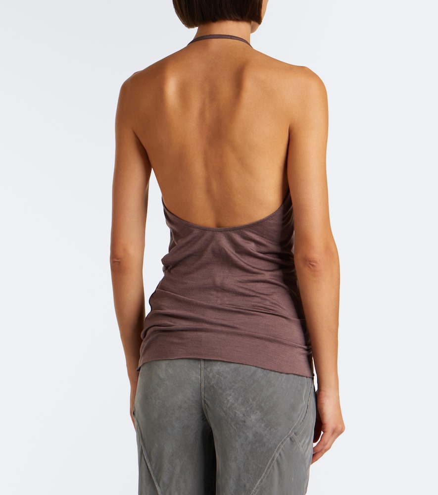 Draped Wool And Top