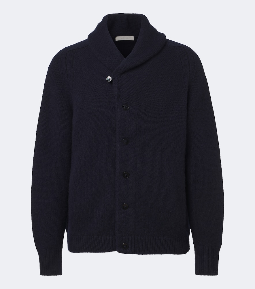 Umit Benan Montana Cashmere And Silk Cardigan In Blue