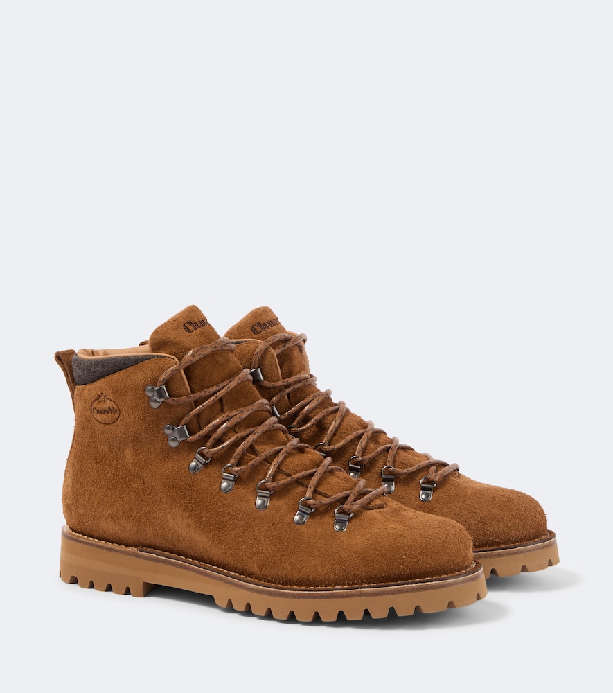 Schnürstiefel Poulton aus Veloursleder
