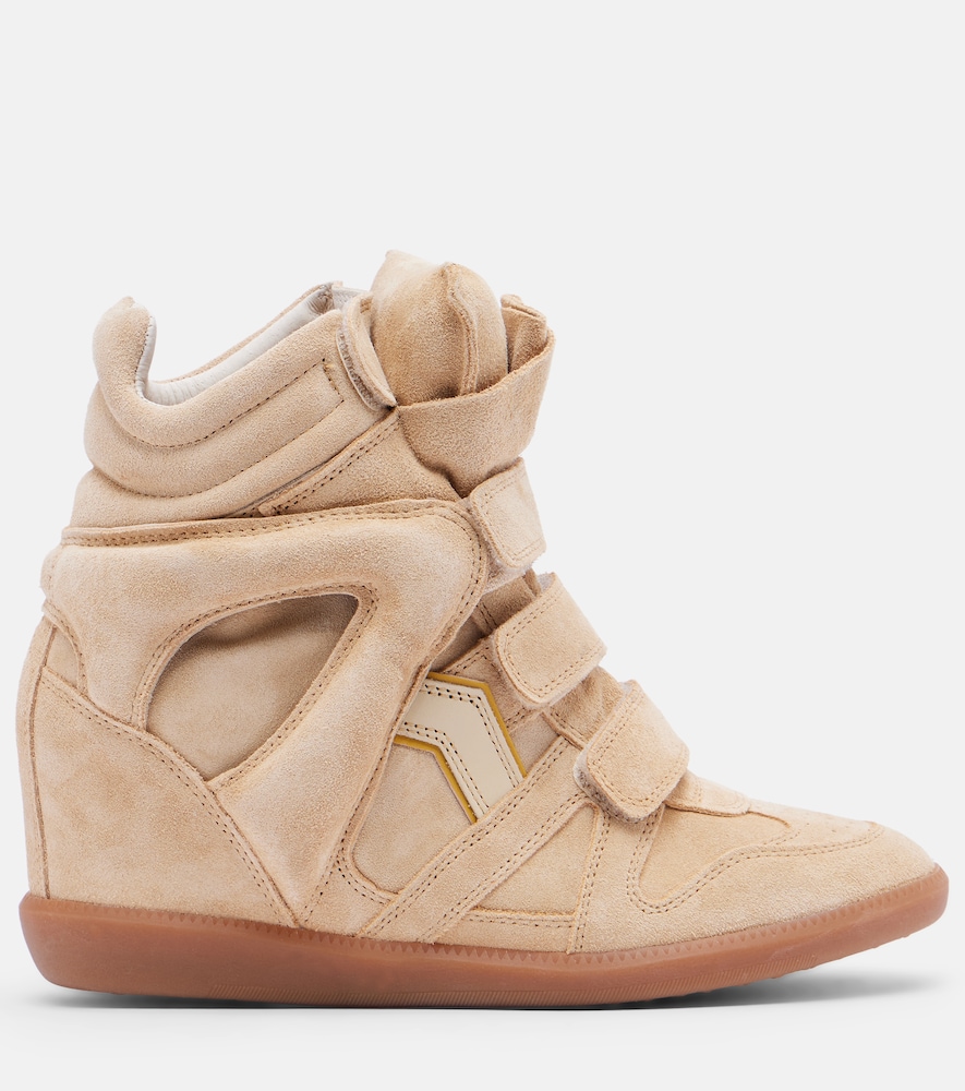 Bekett Suede Wedge Sneakers