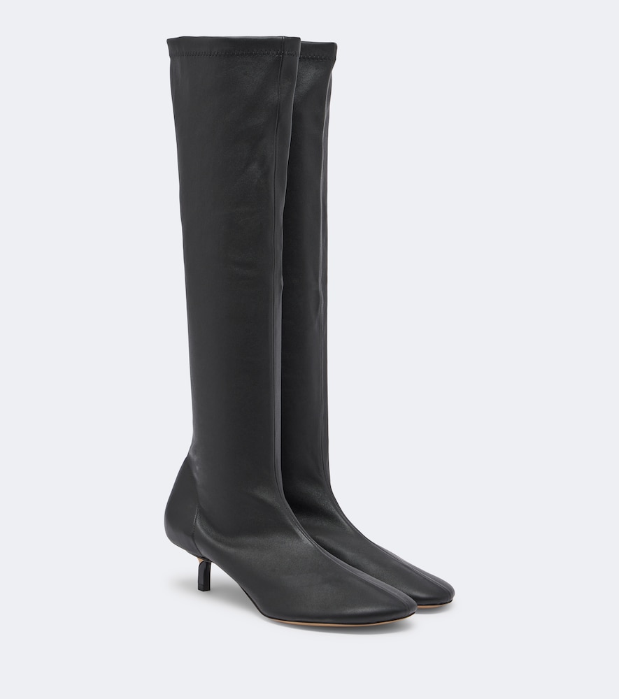 JACQUEMUS Jacquemus Collant leather knee-high boots