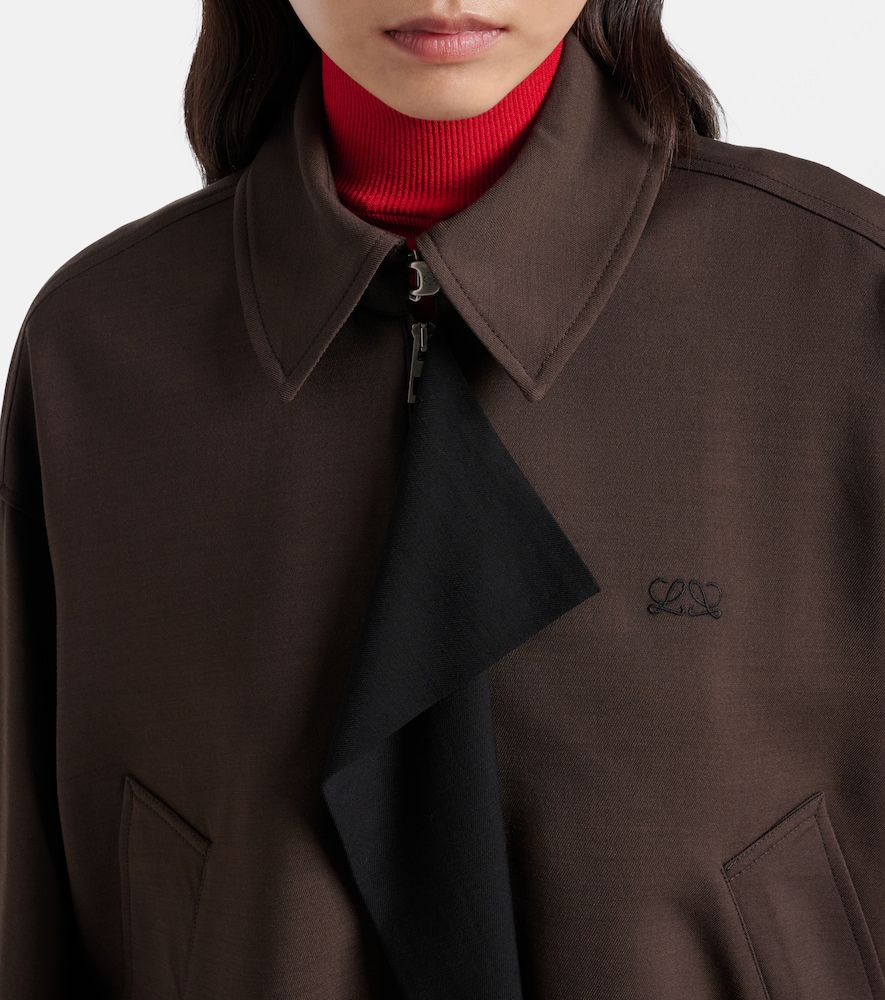 Double L Paneled Blouson Jacket