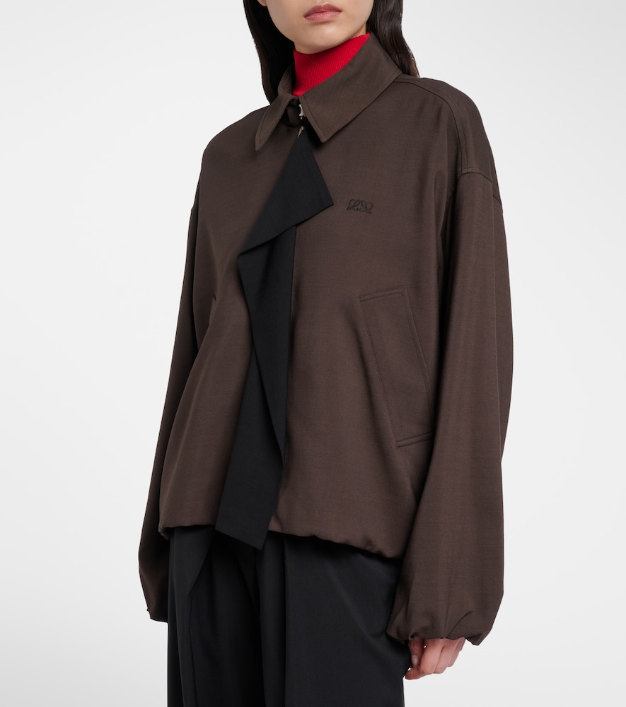 Double L Paneled Blouson Jacket