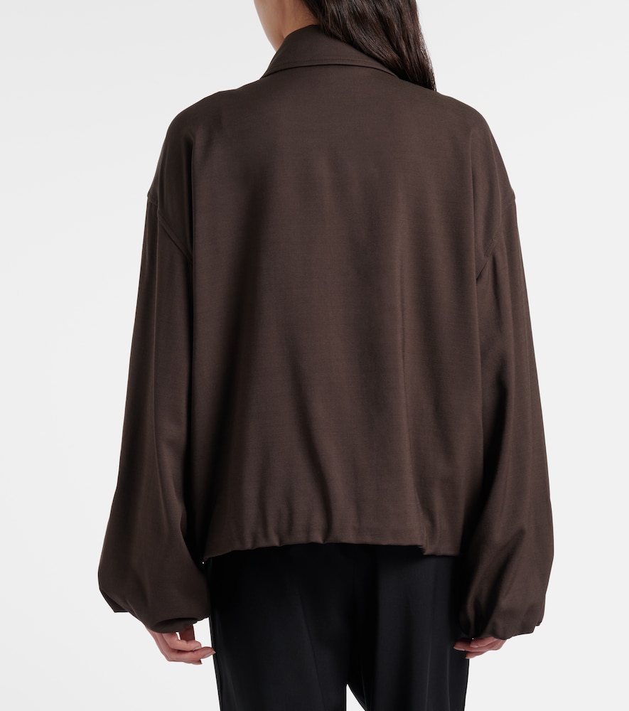 Double L Paneled Blouson Jacket