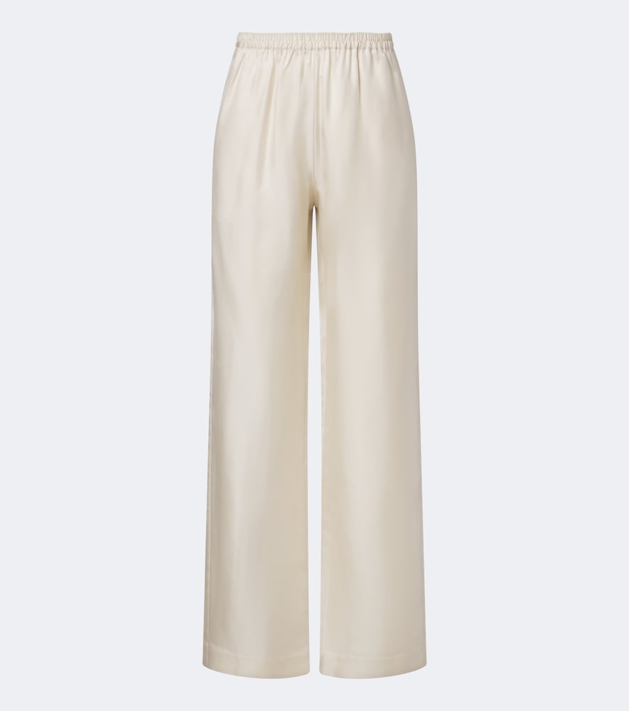Loulou de Saison Pantalon ample Alera en sergé de soie