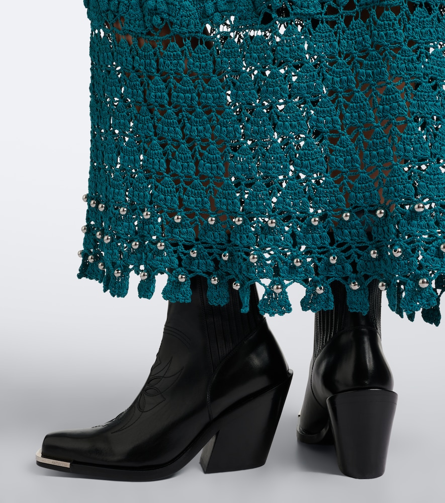 Leather Cowboy Boots