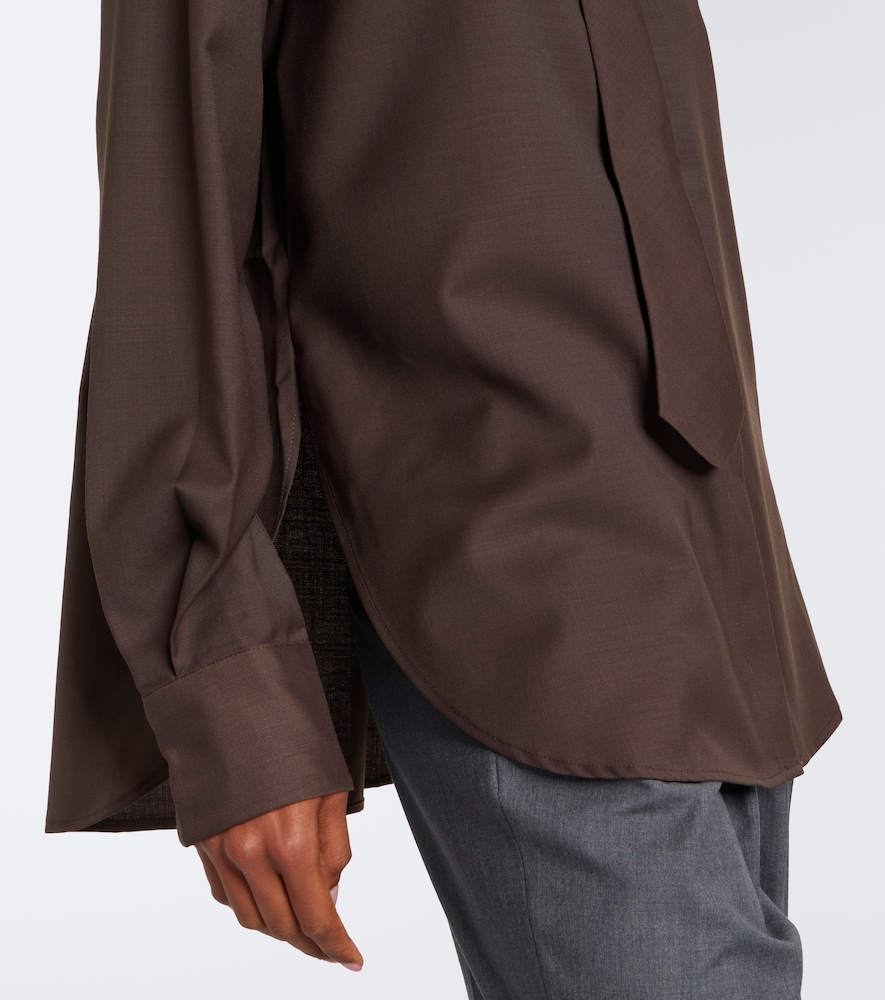 Peri Tie-Neck Shirt