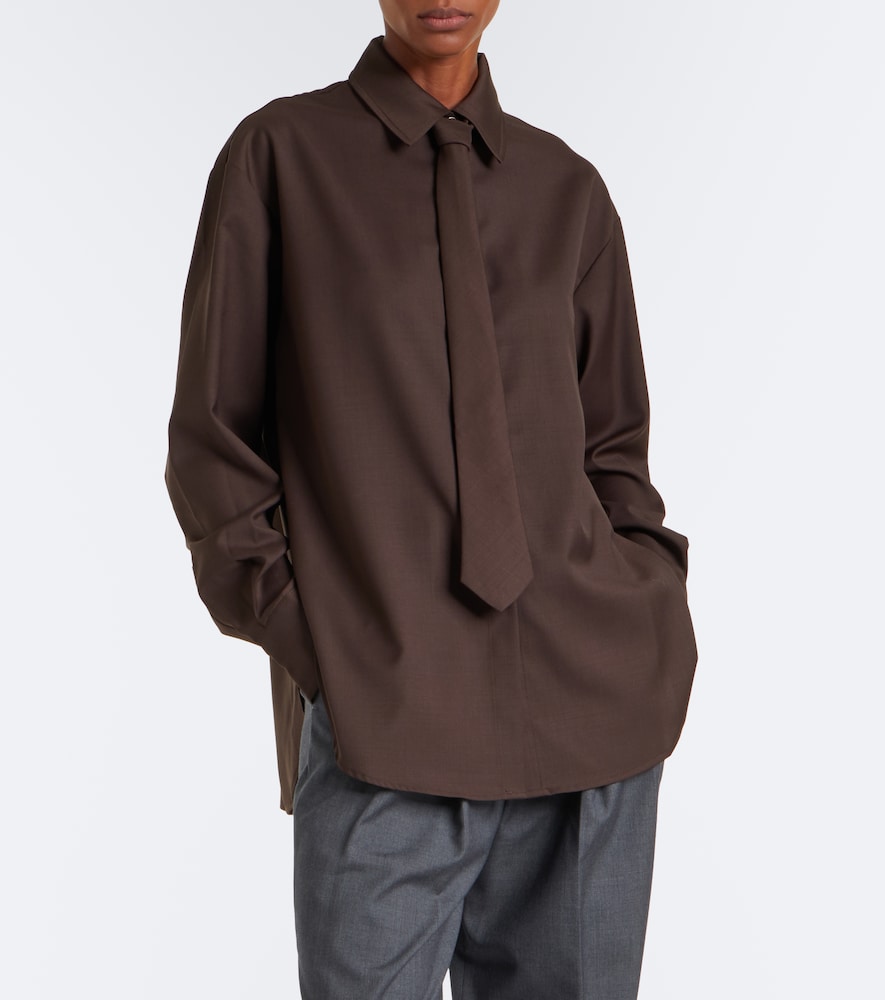 Peri Tie-Neck Shirt