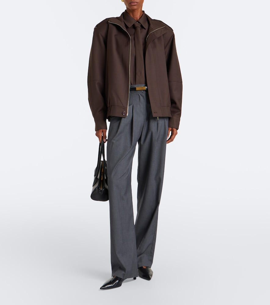 Peri Tie-Neck Shirt