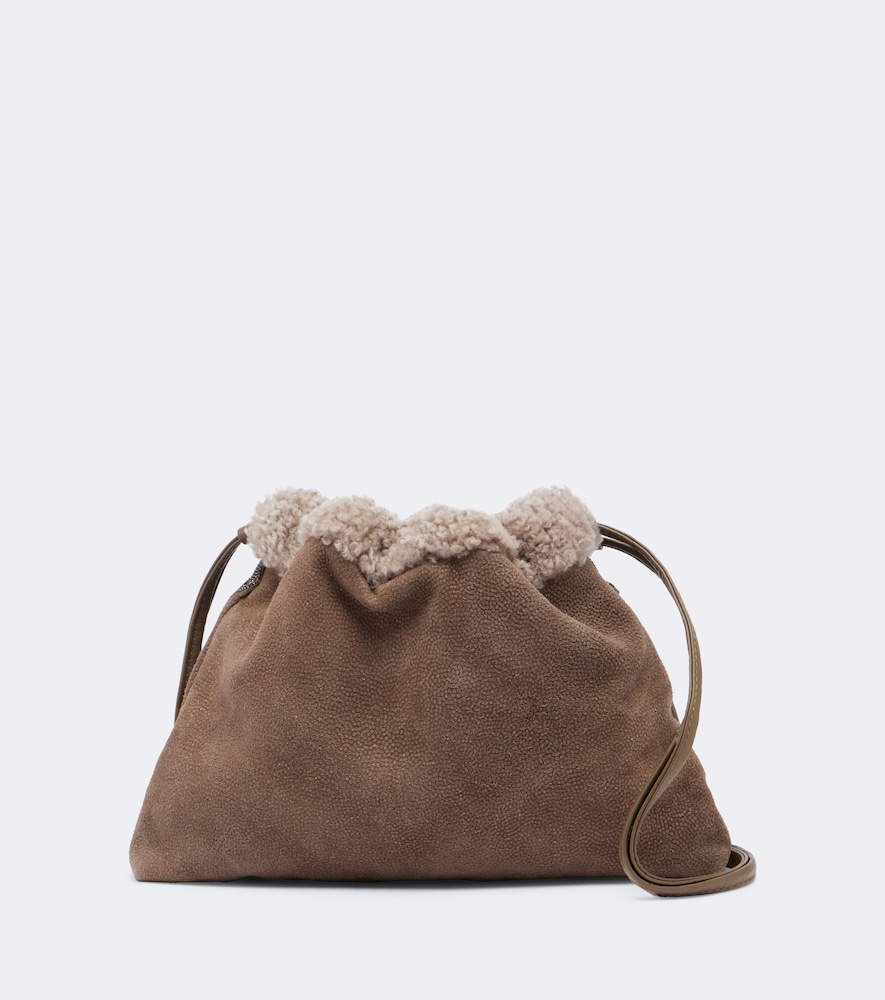 Crossbody Bag Mellow Monili Medium aus Leder