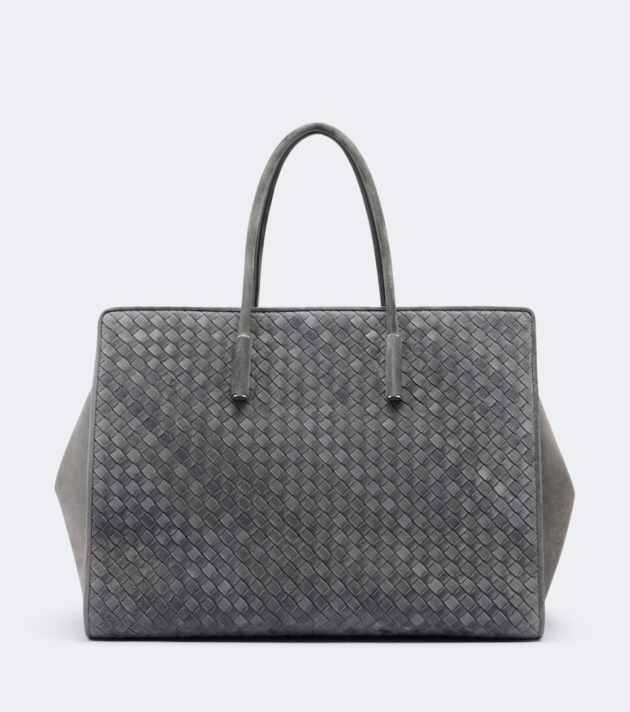 Tote Bag Barbara Large aus Veloursleder