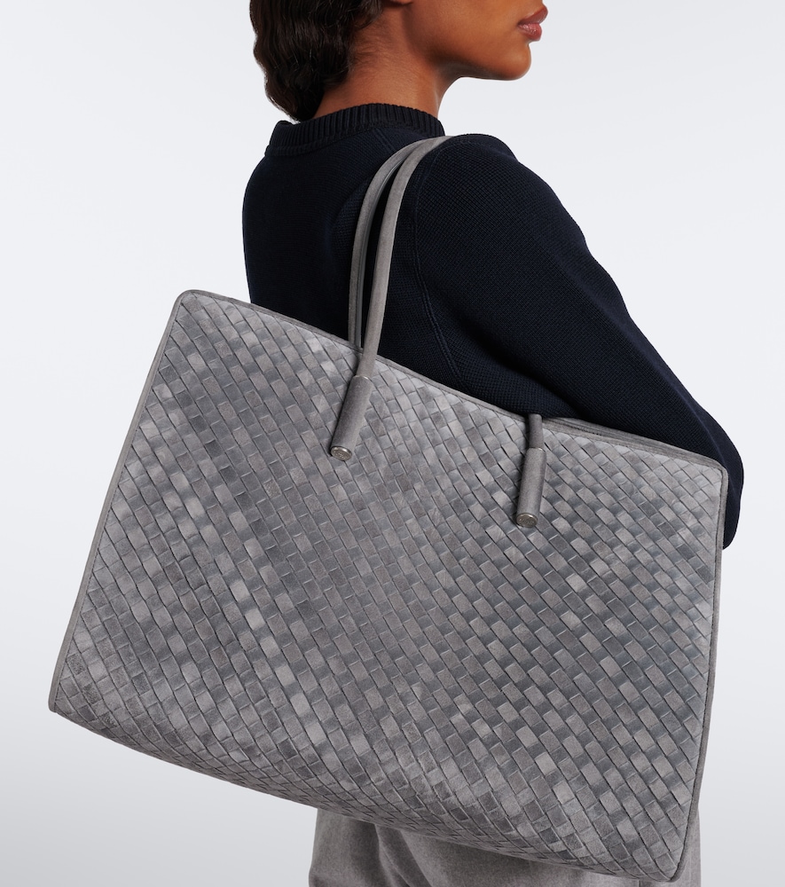 Barbara Large Intrecciato Tote Bag