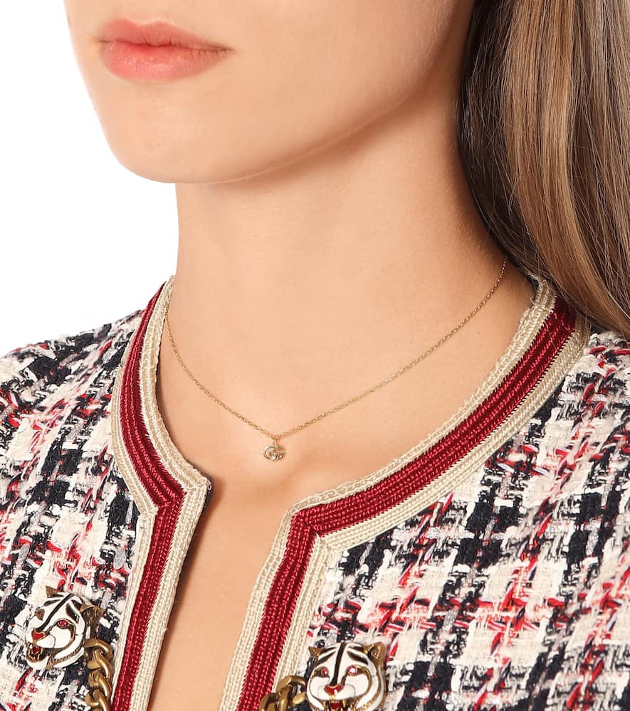 Gucci Double G 18kt gold and topaz necklace Smart Closet