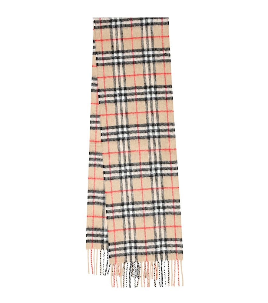 Burberry Kids Vintage Check cashmere scarf