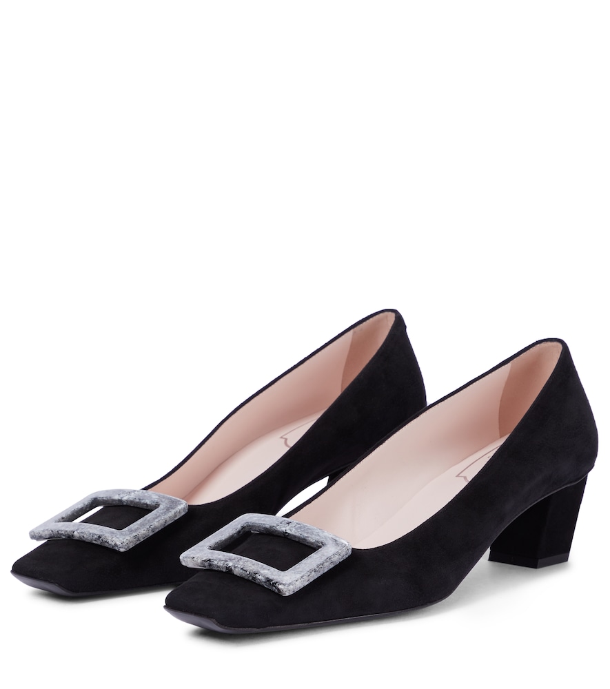 Belle Vivier 45 Suede Pumps