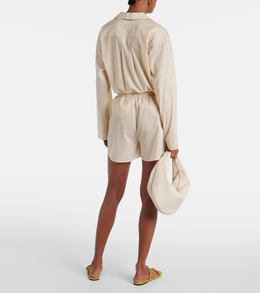  Toteme Toteme Shorts Monogram Aus Einem Baumwollgemisch 