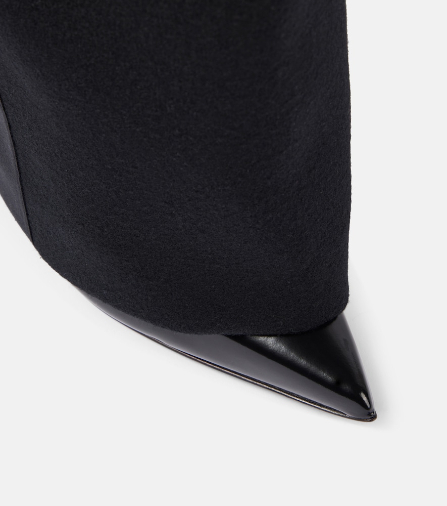  Sacai Sacai Stiefel Mit Leder 