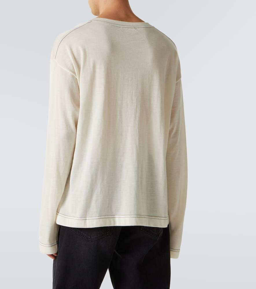 The Row Angelo Cashmere And Silk Top In White