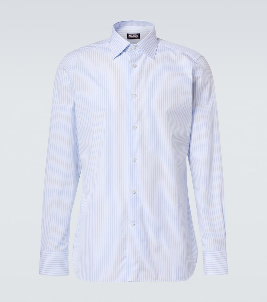 Zegna Striped cotton Oxford shirt