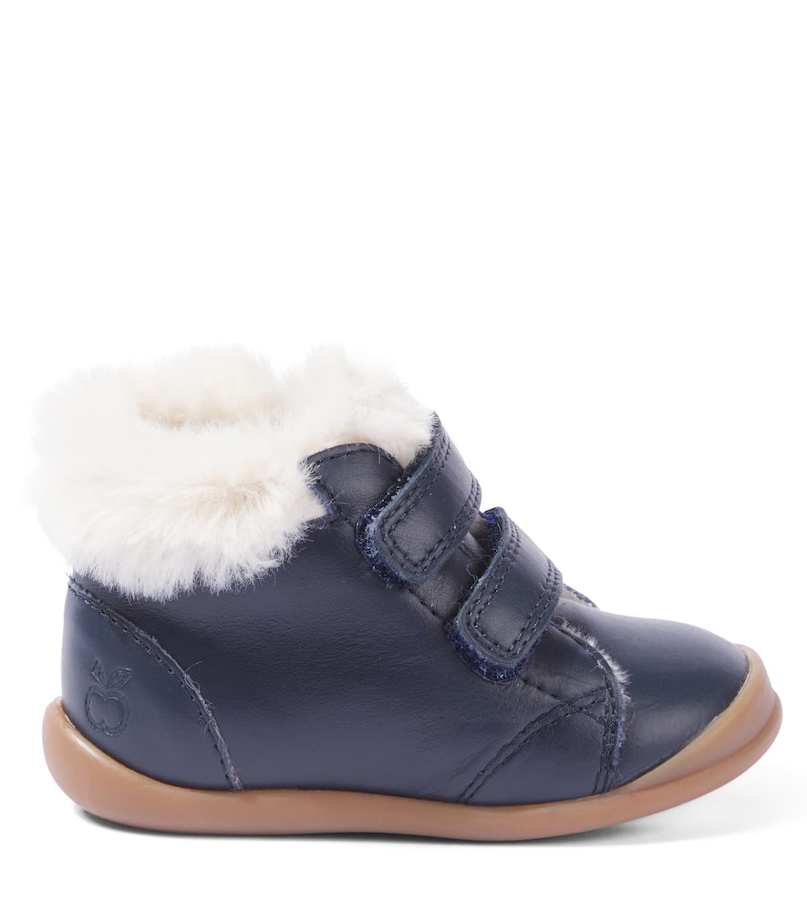 Pom D'api Baby Flex Up Easy Leather Booties