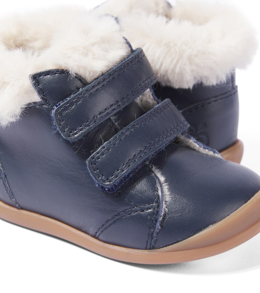 Pom D'api Baby Flex Up Easy Leather Booties