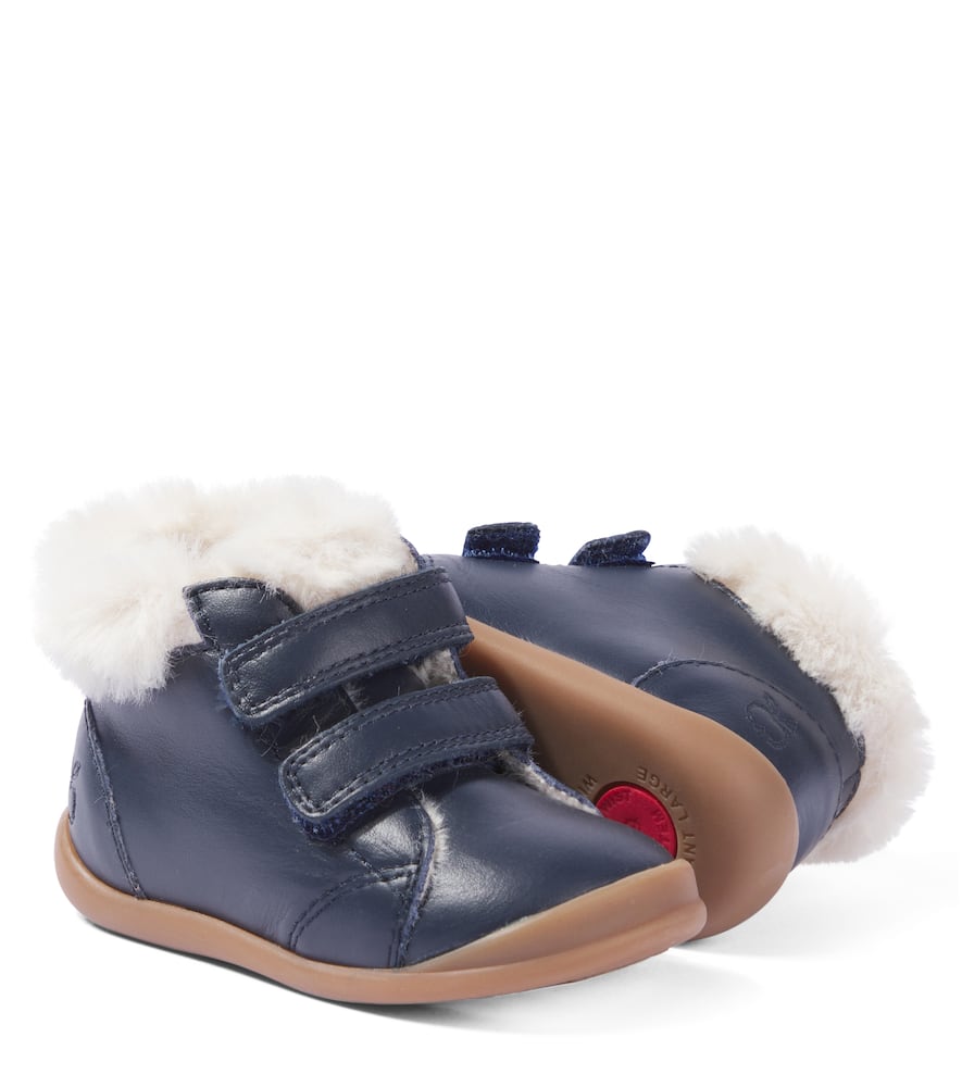 Pom D'api Baby Flex Up Easy Leather Booties