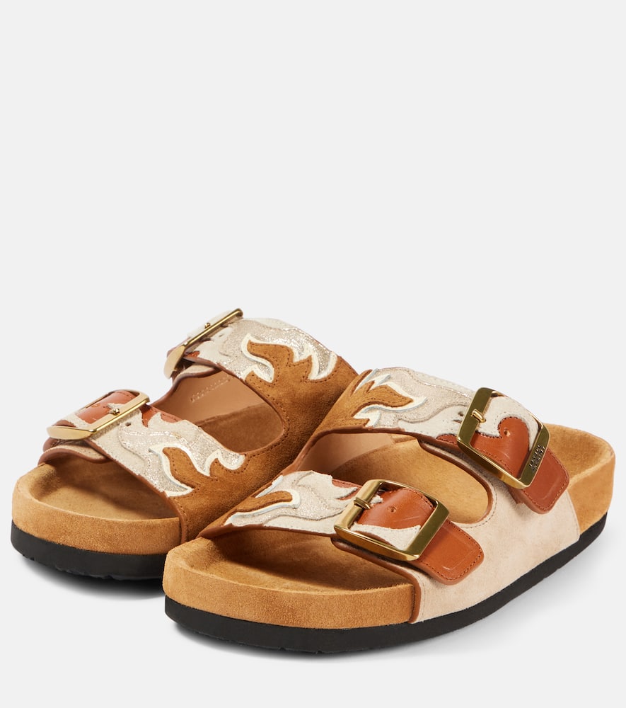 Isabel Marant Lelik Sandals In Beige