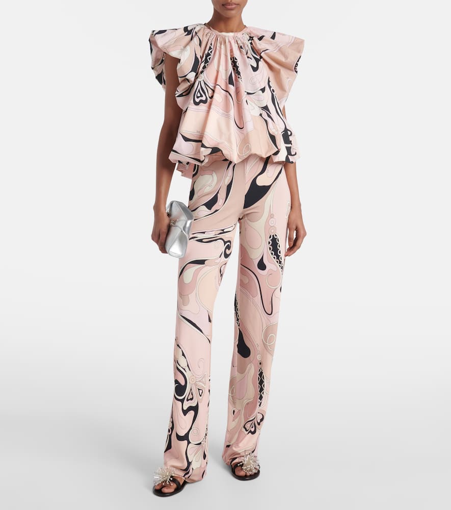 Shop Pucci Orchidee Cotton Top